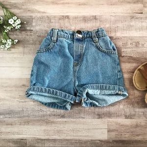 Rolled Guess Jean Shorts